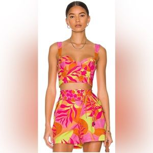 Agua Bendita x revolve matching set (top is a medium, bottom is a small)